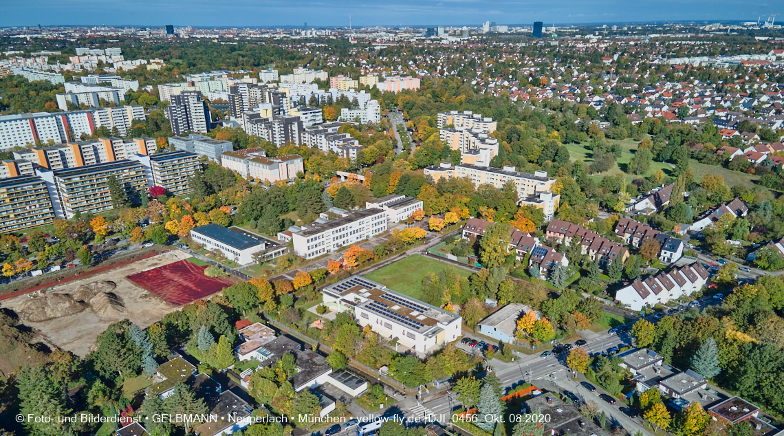 08.10.2020 - Baustelle zur Grundschule am Karl-Marx-Ring in Neuperlach